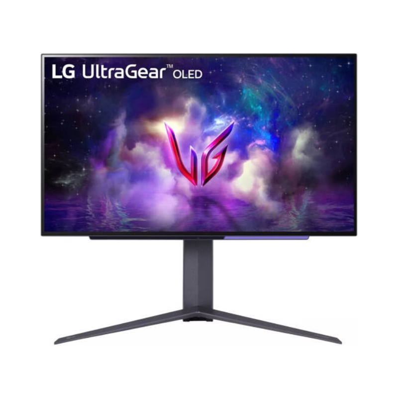 LG 27" UltraGear™ OLED QHD 240Hz 0.03ms G-SYNC Compatible DisplayHDR True Black 400 Gaming Monitor, Black, 27GS95QE-B