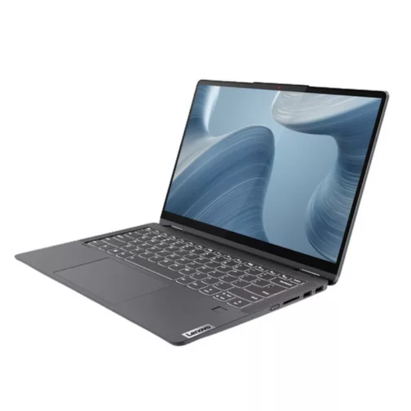 Lenovo Ideapad Flex 5 14IAU7 Laptop, 14" WUXGA Touch N Flip Display, 12th Gen Intel Core i7-1255U, 16GB RAM, 1TB SSD, Intel HD Graphics, Windows 11 Home, English-Arabic Keyboard, Grey, 82R700BAAX