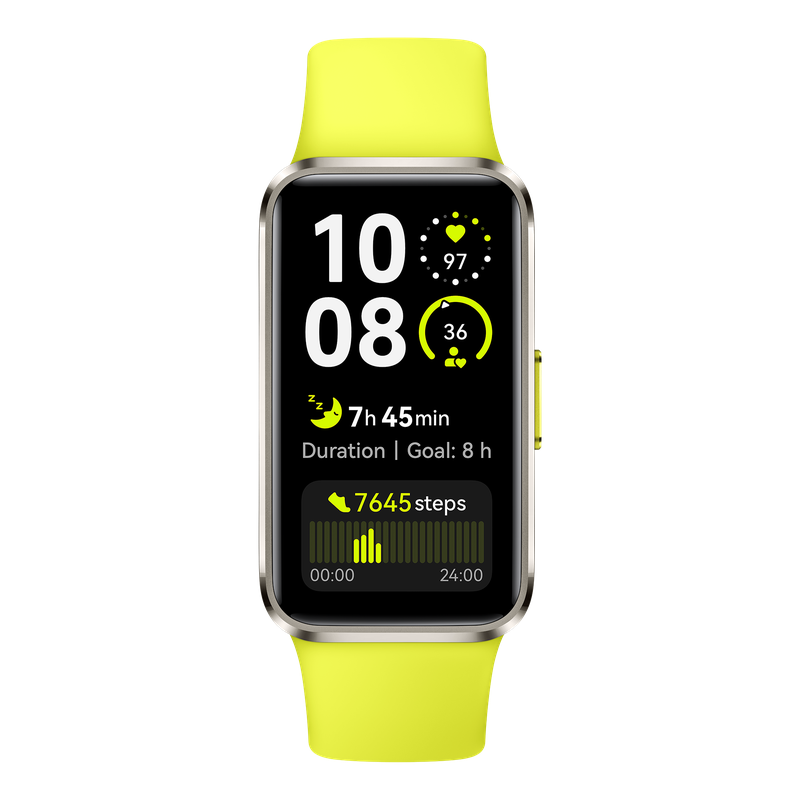 Huawei Band 10, 1.47" AMOLED Display, Pro-Level Sleep Analysis, Emotional Wellbeing Assistant, AI Powered Fitness Monitoring, Compatible with Android & iOS, UAE Version