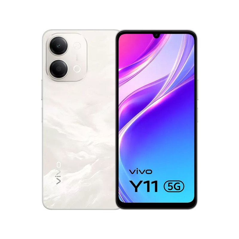 Vivo Y11 5G, 6.74" HD+ LCD Display, 13MP Main Camera, IP65, 6500mAh Battery, UAE Version