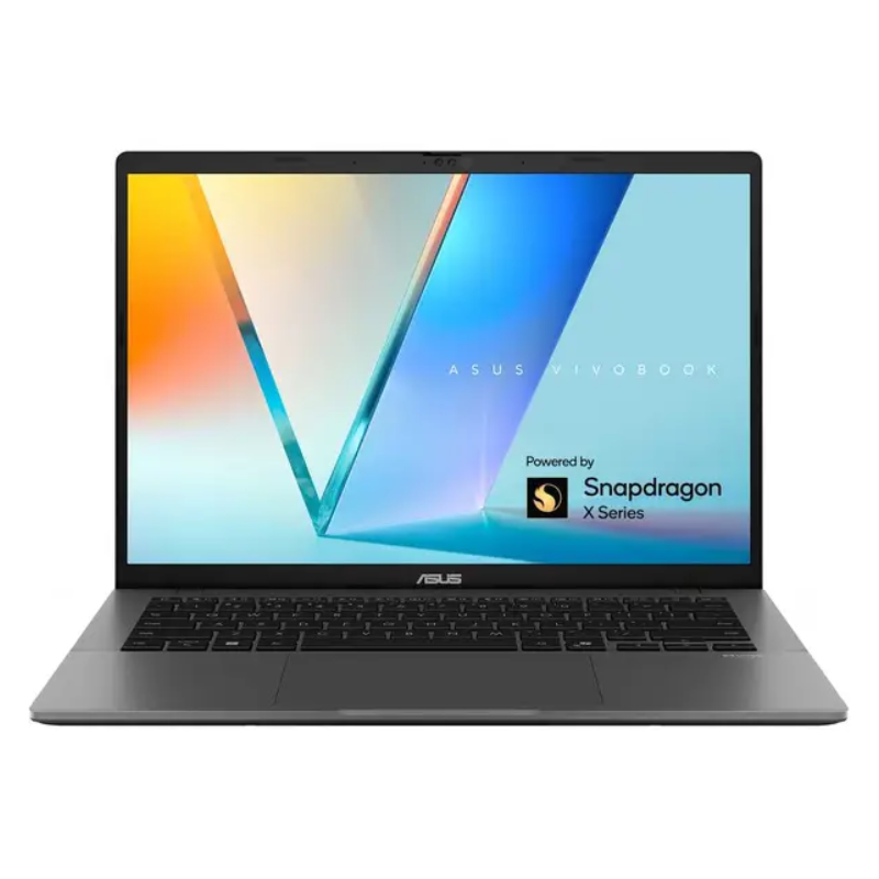 Asus Vivobook S14 (S3407QA) Copilot+ PC, 14.0" FHD Display, Snapdragon X X1 26 100, 16GB RAM, 1TB SSD, Intel® UHD Graphics, English-Arabic Keyboard, Window 11 Home, S3407QA-KP014W