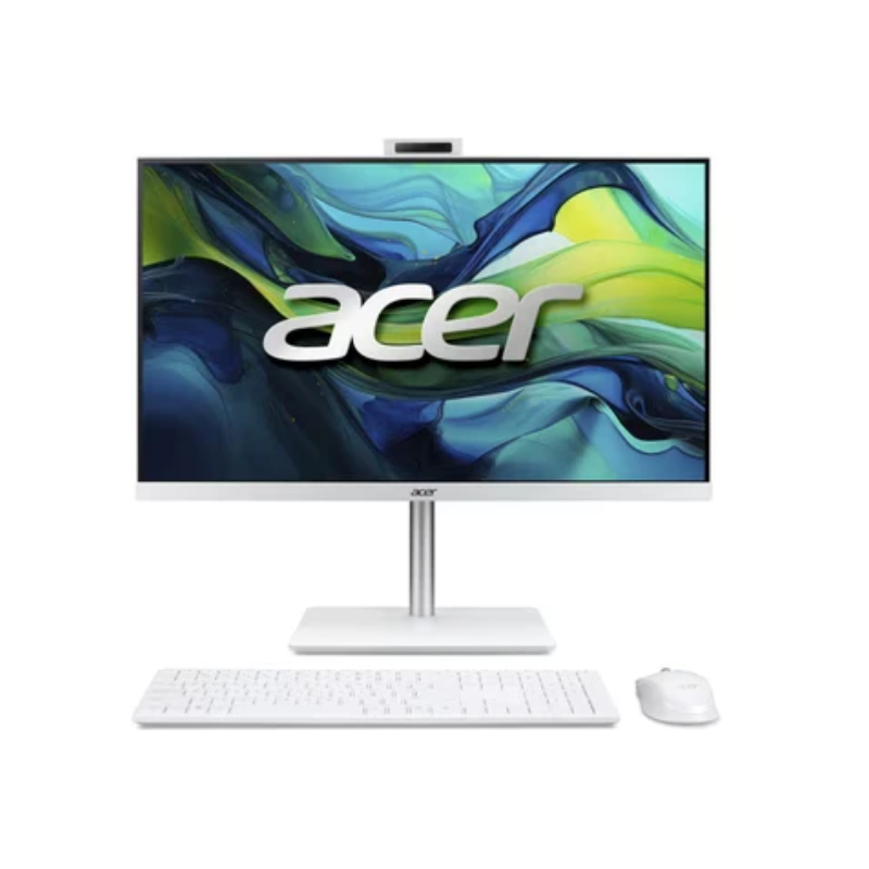Acer AIO Aspire C27 A, 27" FHD 120Hz Display, Intel Core i7-1355U, 16GB RAM, 1TB SSD, Intel Iris Xe Graphics, Windows 11 Home, English-Arabic Keyboard, DQ.BNREM.001