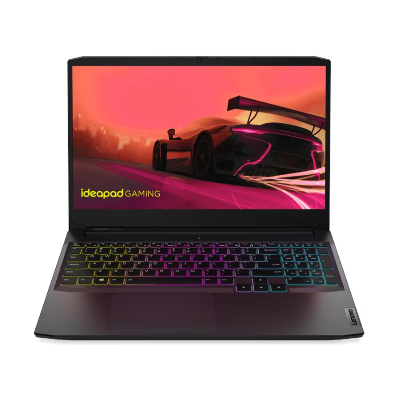 Lenovo IdeaPad Gaming 3 15ACH6, 15.6" 144Hz FHD, AMD Ryzen 5 5500H, 8GB RAM, 512GB SSD, 4GB NVIDIA GeForce RTX 2050, Win 11 Home, Eng-Arab Keyboard, 82K202CRAX