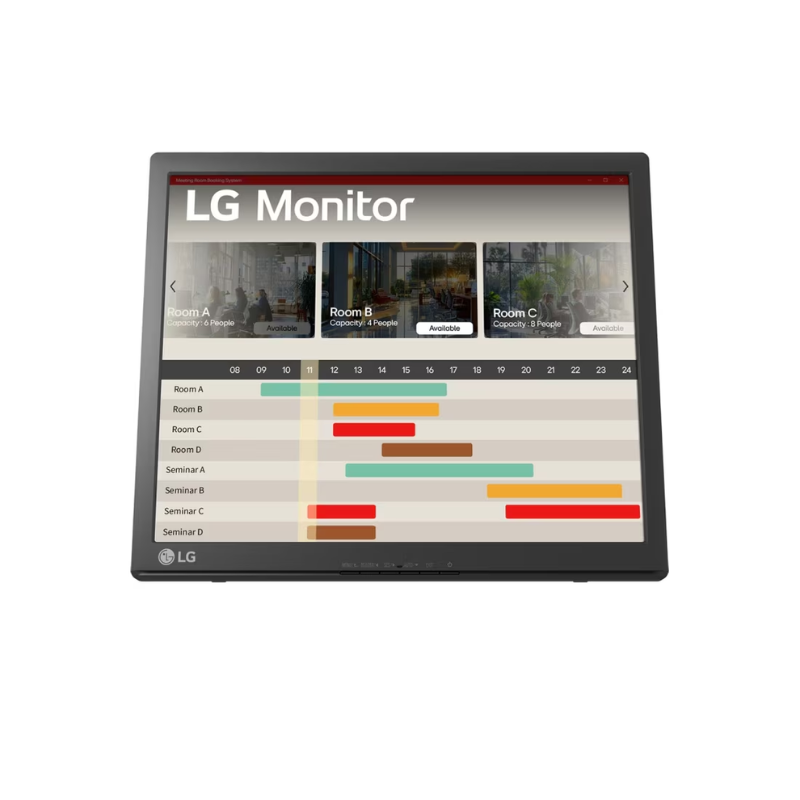 LG 17" SXGA Touch Monitor, Built-in Power, Smart Energy Saving, Tilt Adjustable Stand, 5ms Response Time, 17BR30T-B