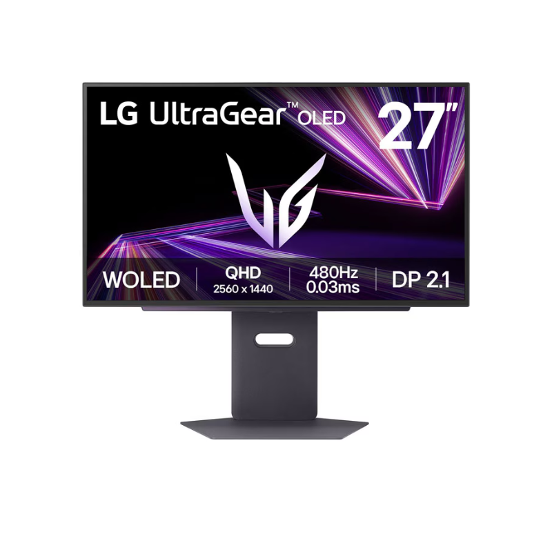 LG 27'' UltraGear™ OLED 480Hz QHD gaming monitor, 0.03ms (GtG), DP 2.1, DisplayHDR True Black 400, 27GX790A-B