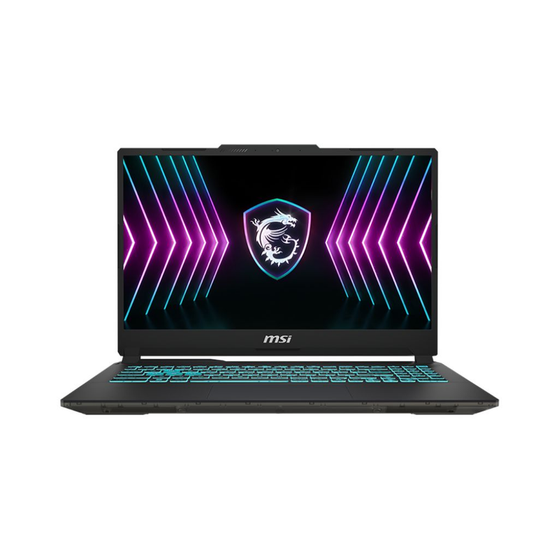 MSI Cyborg 15 A2RVE, 15.6" FHD IPS 144Hz Display, Intel Core 7 240H, 16GB RAM, 512GB SSD, 6GB NVIDIA RTX 4050 Graphics, English-Arabic Keyboard, Windows 11 Home, 9S7-15K111-2030
