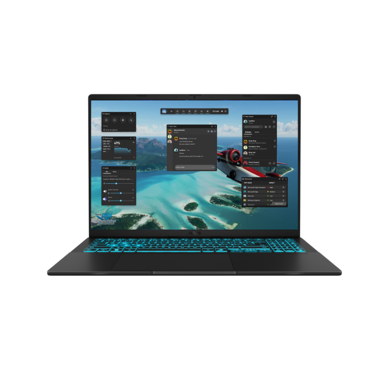 Asus V16 (V3607), 16" WUXGA Display, Intel Core 5-210H, 16GB RAM, 512GB SSD, 6GB NVIDIA RTX 4050 Graphics, English-Arabic Keyboard, Windows 11 Home, V3607VU-RP038W