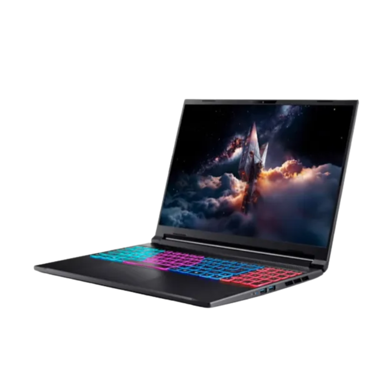 Acer Nitro V16S, 16" WQXGA 180Hz Display, Intel Core 9 270H, 16GB RAM, 1TB SSD, 8GB NDIVIA GeForce RTX 5070, Eng-Arab Keyboard, Windows 11 Home, NH.QXDEM.001