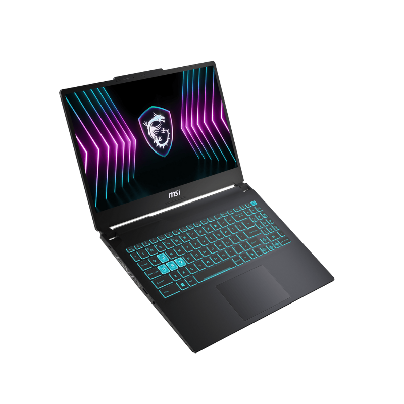 MSI Cyborg 15 A2RVE, 15.6" FHD IPS 144Hz Display, Intel Core 7 240H, 16GB RAM, 512GB SSD, 6GB NVIDIA RTX 4050 Graphics, English-Arabic Keyboard, Windows 11 Home, 9S7-15K111-2030