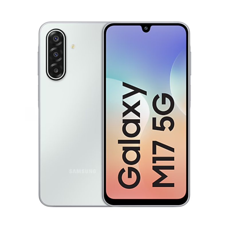 Samsung Galaxy M17 5G, 16.91cm sMOLED Display, 50MP Triple Camera, IP54 Protection, 25W Fast Charge