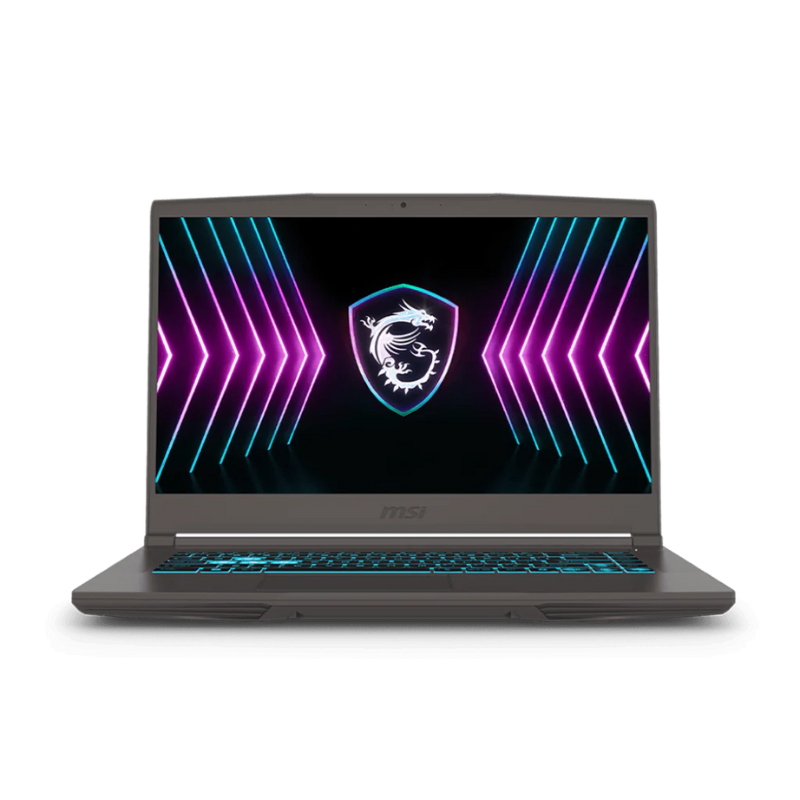 MSI Thin 15 B2RVE, 15.6"FHD IPS Display, Intel Core 7 240H, 16GB RAM, 512GB SSD, 6GB NVIDIA RTX4050 Graphics, English-Arabic Keyboard, Windows 11 Home, 9S7-16R831-3097