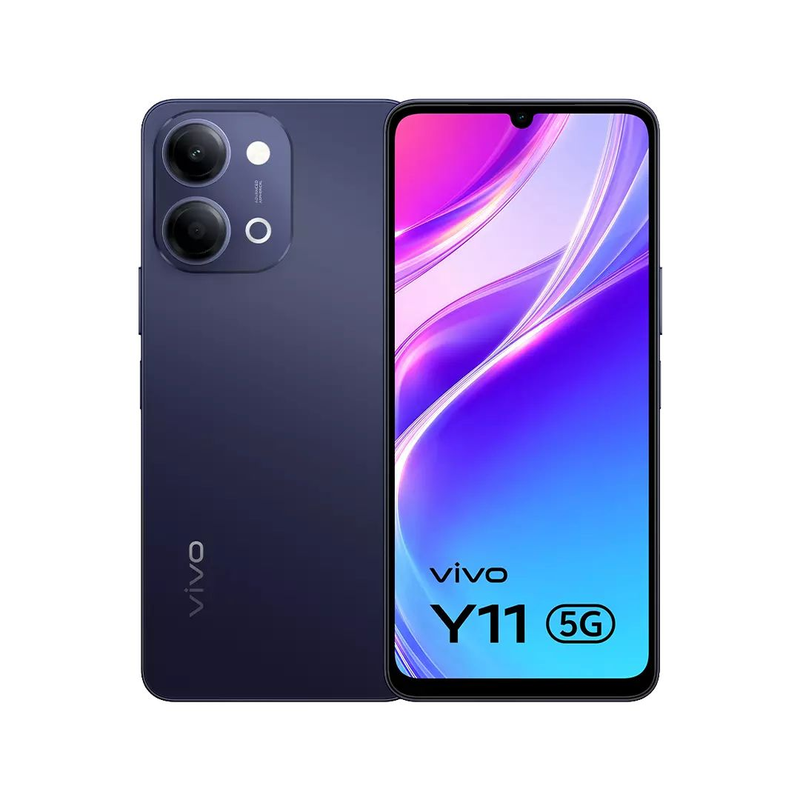 Vivo Y11 5G, 6.74" HD+ LCD Display, 13MP Main Camera, IP65, 6500mAh Battery, UAE Version