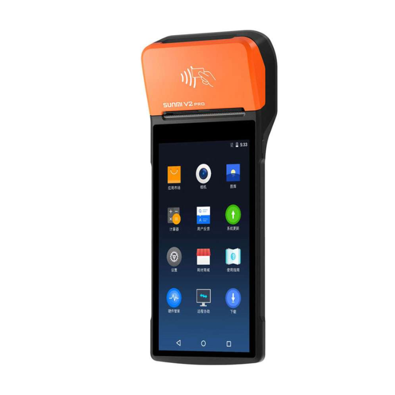 Sunmi V2 pro 4G Android Handheld POS Terminal with Printer Wi-Fi NFC Mobile POS Devices Thermal Ticket Portable Printer
