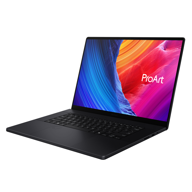 Asus ProArt P16 (H7606); Copilot+ PC, 16" 4K OLED Touch Display, AMD Ryzen™ AI 9 HX 370, 64GB RAM, 4T SSD, 8GB NVIDIA® GeForce RTX™ 5070 Graphics, English-Arabic Keyboard, Windows 11 Home, H7606WP-ME025W