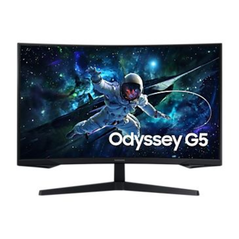 Samsung Odyssey G5 G55C Gaming Monitor, 32" QHD Display, 1000R Curved Screen, 165Hz, AMD FreeSync, LS32CG552EMXUE