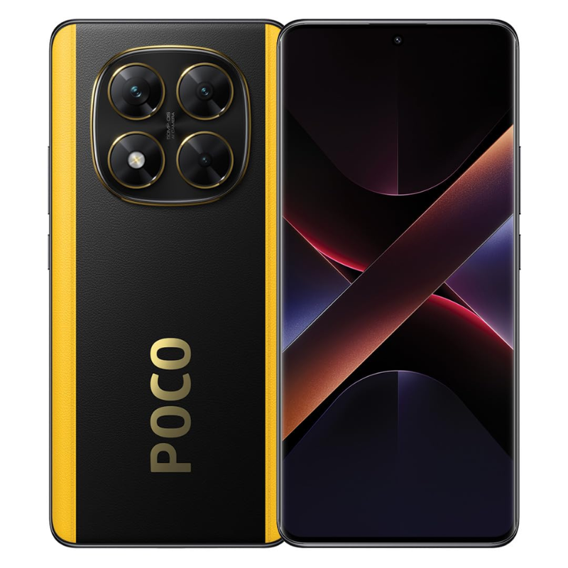 Xiaomi Poco X7 5G, 6.67" CrystalRes 1.5K 120Hz AMOLED Curved Display, 50MP main camera with OIS, 5110mAh (typ) large battery, UAE Version