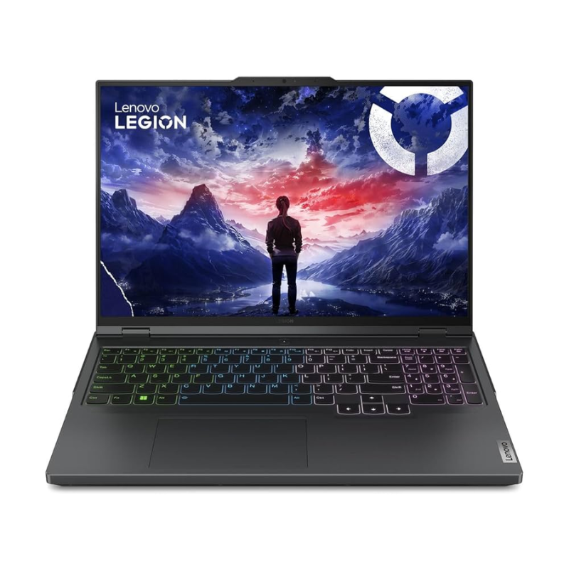 Lenovo Legion Pro 5 161AX10, 16" OLED WQXGA Display, Intel Core Ultra 9-275HX, 32GB RAM, 1TB SSD, 12GB NVIDIA GeForce RTX 5070Ti, English-Arabic Keyboard, DOS, 83LU000SAX