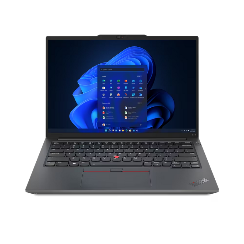 Lenovo ThinkPad E14 G5, 14" WUXGA Display, Intel Core i7 1355U, 8GB RAM, 512GB SSD, Intel Iris Graphics, English-Arabic Keyboard, Windows 11 Pro, 21JK001UGR
