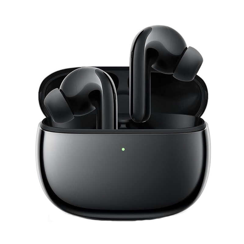 Xiaomi FlipBuds Pro, 40dB Hybrid Active Noise Cancellation, Black, Global Version