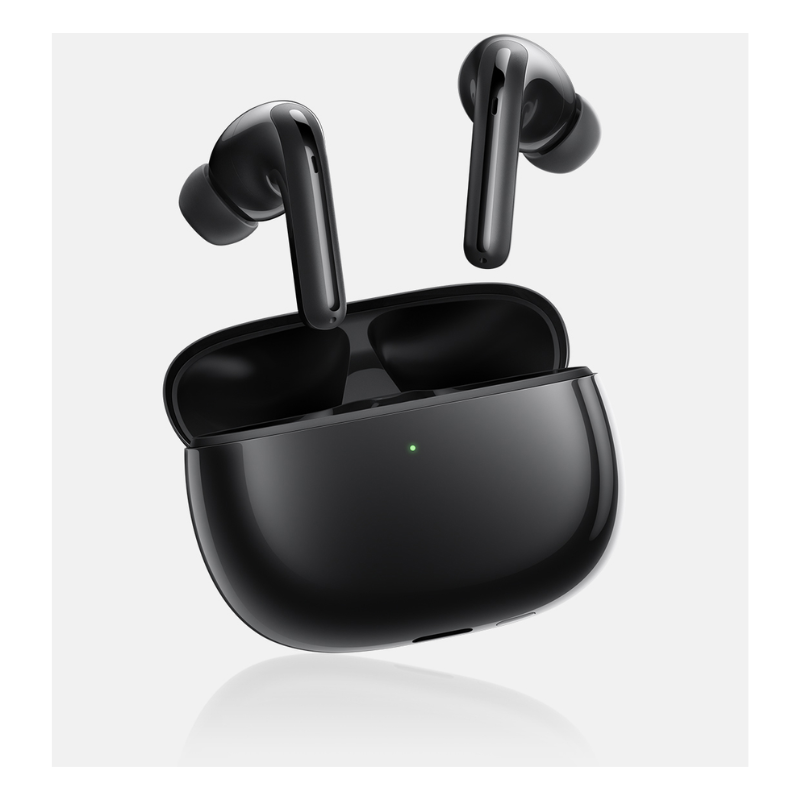 Xiaomi FlipBuds Pro, 40dB Hybrid Active Noise Cancellation, Black, Global Version