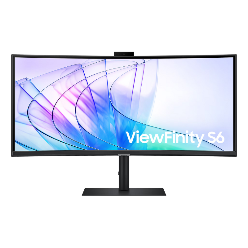 Samsung 34" ViewFinity S6 S65VC, Ultra-WQHD Display, 100 Hz Refresh Rate & 5ms Response Time, 1000R, Black, LS34C650VAMXUE