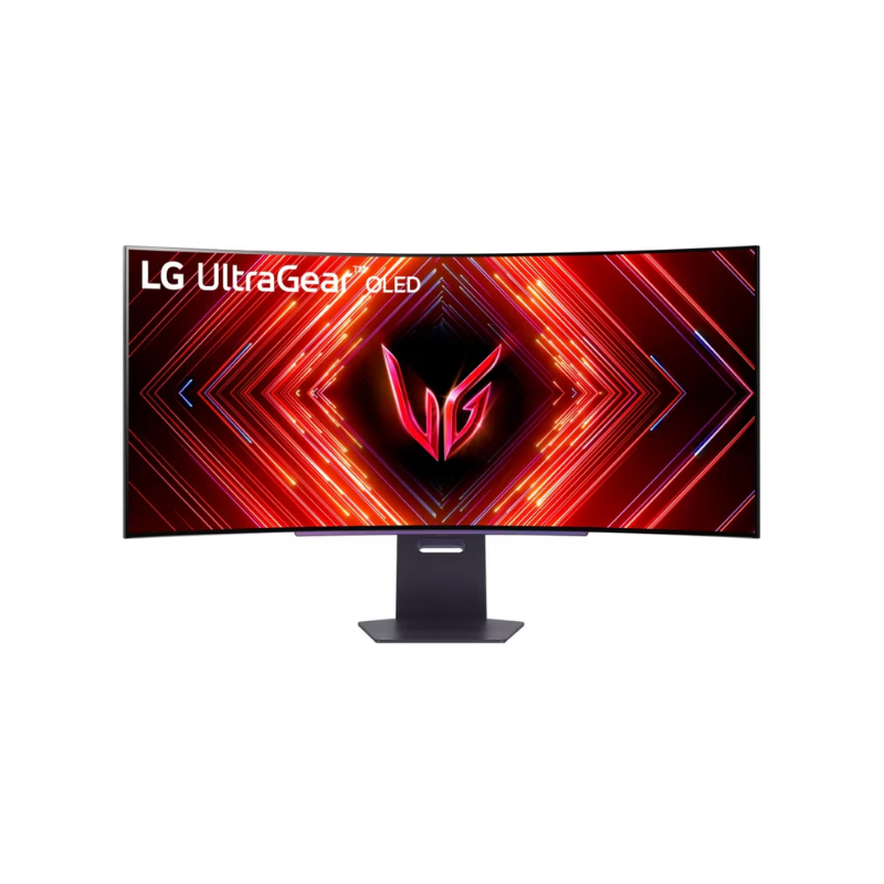 LG 45'' UltraGear™ WQHD (3440 x 1440) 21:9 800R OLED Curved Gaming Monitor, 240Hz Refresh Rate & 0.03ms (GtG) Response Time, AMD FreeSync™ Premium Pro, 45GS95QE-B