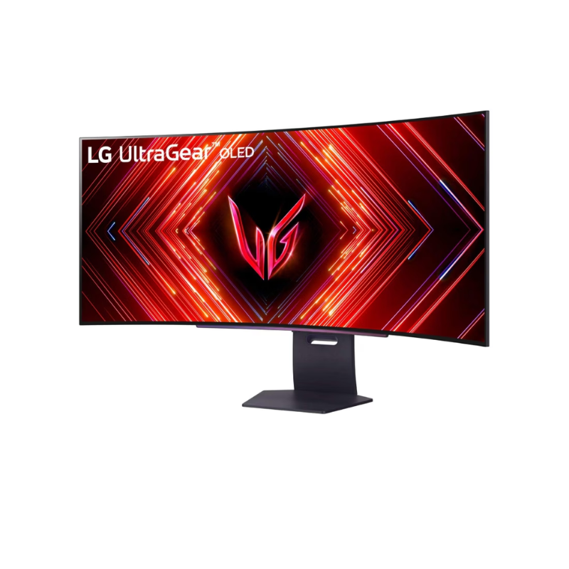 LG 45'' UltraGear™ WQHD (3440 x 1440) 21:9 800R OLED Curved Gaming Monitor, 240Hz Refresh Rate & 0.03ms (GtG) Response Time, AMD FreeSync™ Premium Pro, 45GS95QE-B