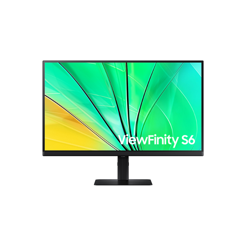 Samsung 24" S60D QHD ViewFinity High Resolution Monitor, 100 Hz Refresh Rate & 5ms Response Time, HDR10, Black, LS24D606EAMXUE