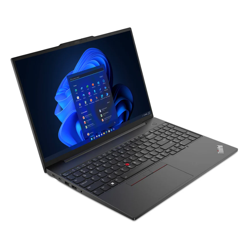 Lenovo ThinkPad E16 GEN 1 Laptop, 16" WUXGA Display, Intel® Core™ i5-13420H, 8GB RAM, 512GB SSD, Intel Graphics, DOS, English-Arabic Keyboard, Black, 21JN00HPGR