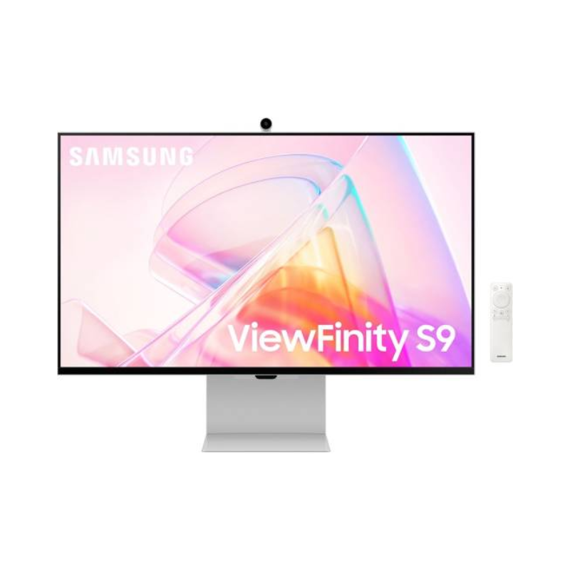 Samsung 27" ViewFinity S9 S90PC, 5K Matte Display, Ergonomic Design, 60Hz Refresh Rate & 5ms (GTG) Response Time, Silver, LS27C902PAMXUE