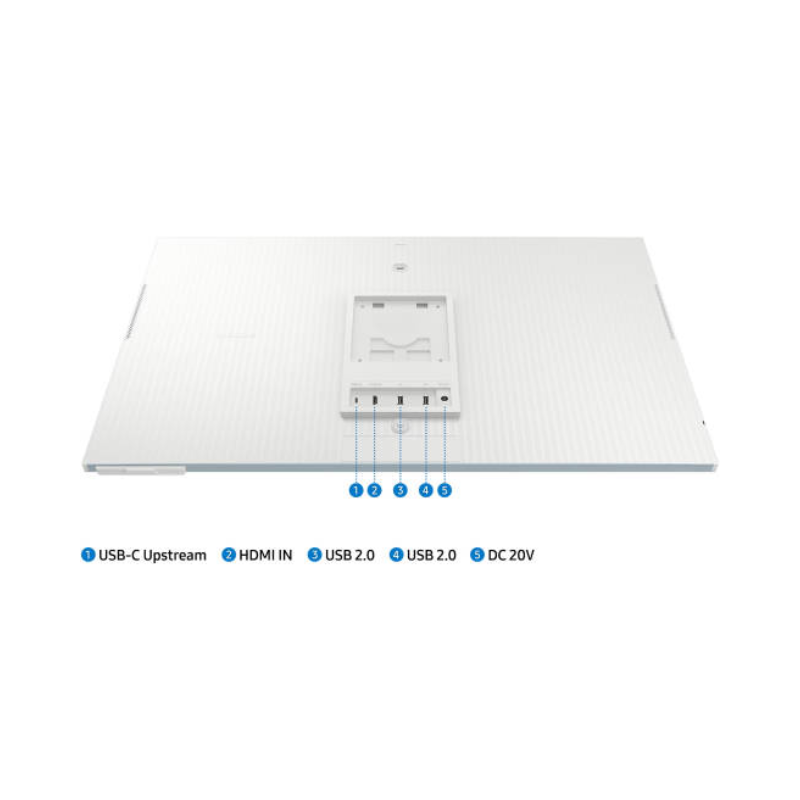 Samsung 32" 4K Smart Monitor M8 M80C, 60Hz Refresh Rate & 4ms (GTG) Response Time, Tizen™ OS, Cloud Blue, LS32CM80BUMXUE