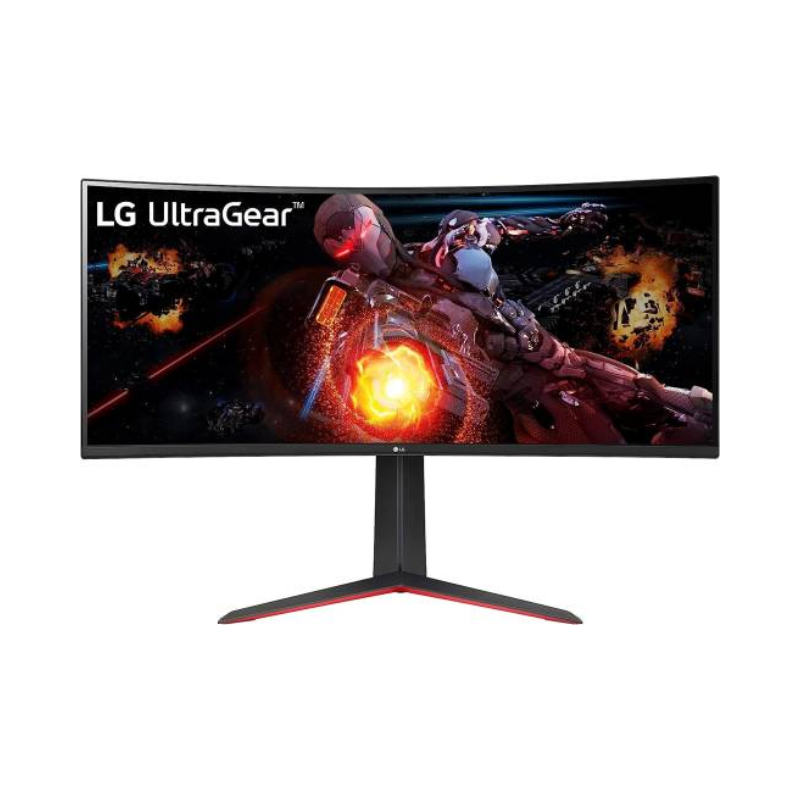 LG 34" UltraGear™ QHD Curved Gaming Monitor, 160Hz Refresh Rate & 5ms (GtG at Faster) Response Time, AMD FreeSync™ Premium, Black, 34GP63A-B