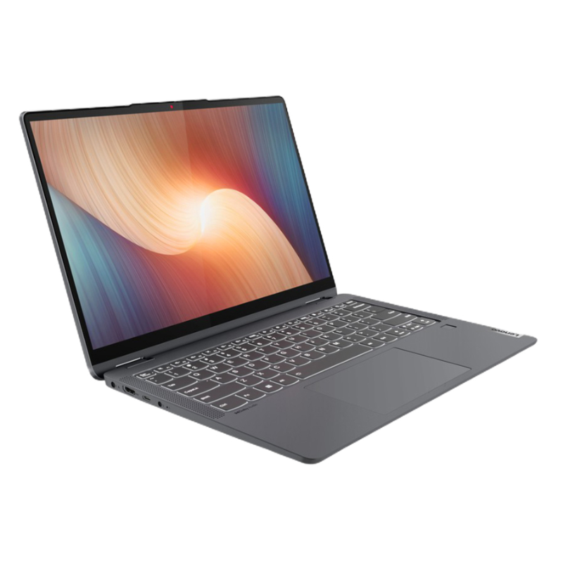 Lenovo Ideapad Flex 5 14ALC7 2-in-1 Laptop, 14" WUXGA Display, AMD Ryzen 7-5700U, 16GB RAM, 512GB SSD, AMD Radeon Graphics, Windows 11 Home, English-Arabic Keyboard, Grey, 82R900EWAX