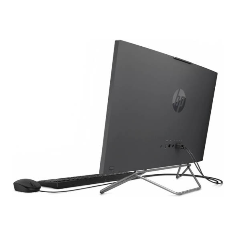 HP 24-cb1009ne Bundle AIO Desktop PC, 23.8" FHD Touch Display,Intel® Core™ i5-1235U, 8GB RAM, 512GB SSD, 2GB NVIDIA® GeForce MX450, Windows 11 Home, English-Arabic Keyboard, Black, CB1009NE-6J7F3EA