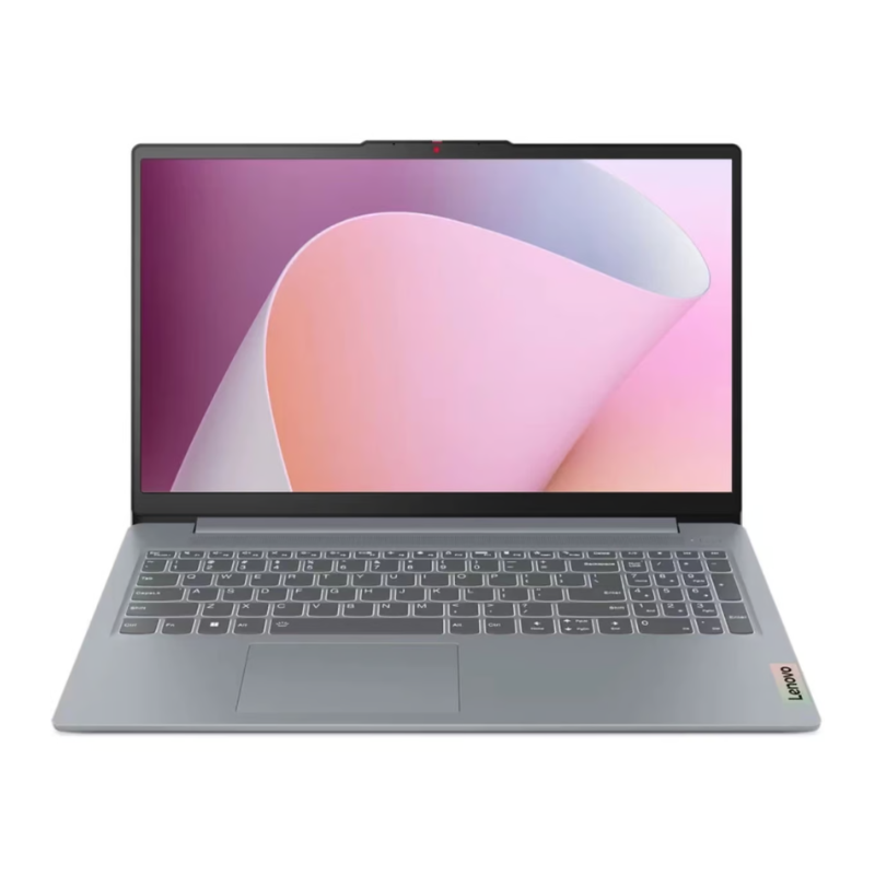 Lenovo IdeaPad Slim 3 15IAN8 Laptop, 15.6" FHD Display, Intel® Core™ i3-N305, 8GB RAM, 512GB SSD, Intel UHD Graphics, Windows 11 Home, English-Arabic Keyboard, Grey, 82XB005WAX