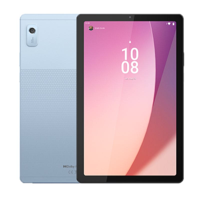 Lenovo Tab M9 LTE with Clear Case, 9" IPS Anti-fingerprint Display, 5100 mAh Battery, Android Tablet, Arctic Grey, TB310XU
