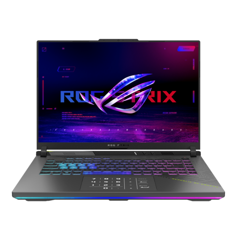 Asus ROG Strix G16 (2025) G614, 16" 2.5K WQXGA Display, AMD Ryzen™ 9 8940HX, 16GB RAM, 1TB SSD, 8GB NVIDIA® GeForce RTX™ 5060, English-Arabic Keyboard, Windows 11 Home, G614PM-G161W