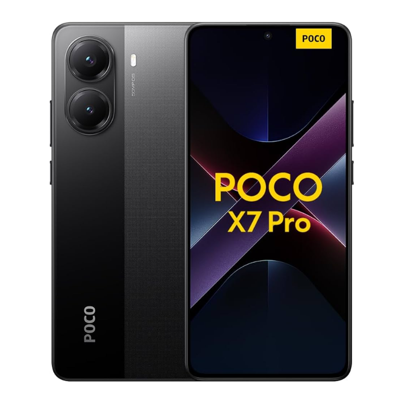 Xiaomi Poco X7 Pro 5G, 6.67" 1.5K 120Hz AMOLED Display, Dimensity 8400-Ultra, 50MP Main Camera, IP68, 6000mAh Battery, Secure fingerprint and face unlock, UAE Version