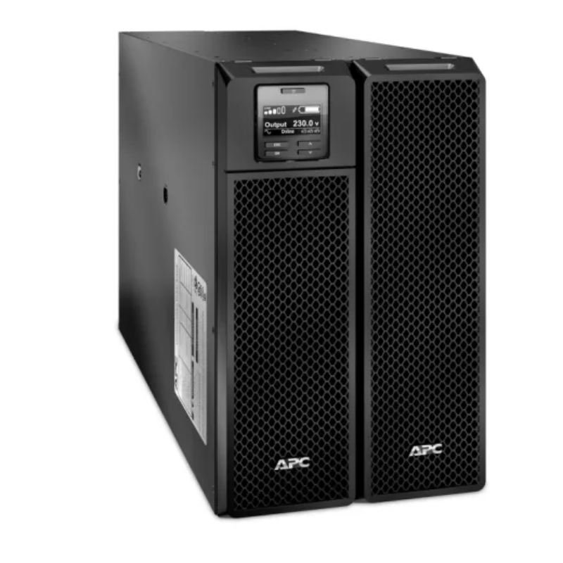 APC Smart-UPS On-Line, 8kVA/8kW, Tower, 230V 3:1 and 1:1, 6x C13+4x C19 IEC outlets, Network Card+SmartSlot, Extended runtime, W/O rail kit, SRT8KXLI