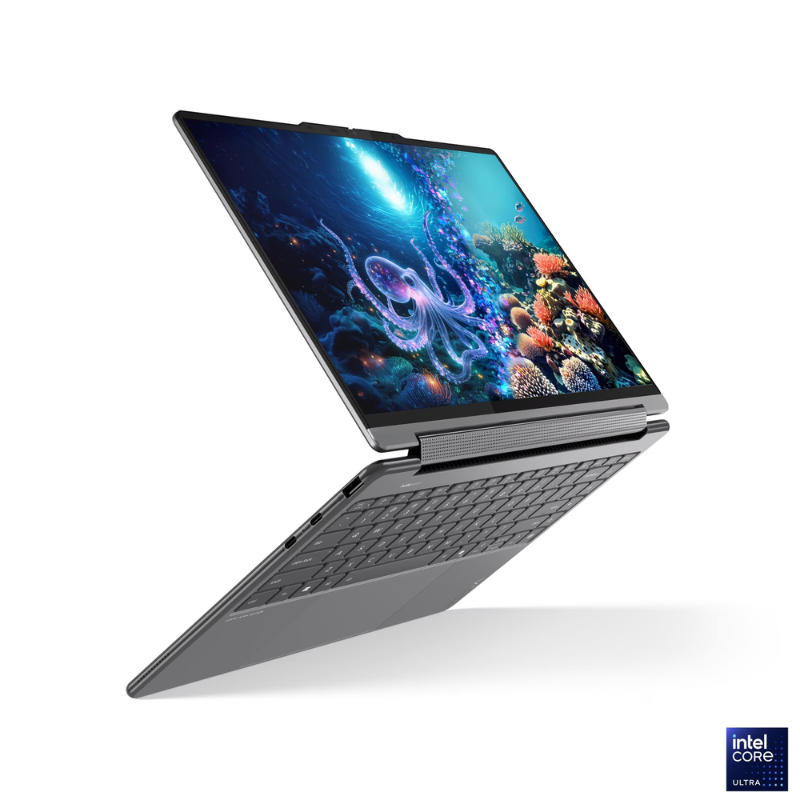 Lenovo Yoga 9 2-in-1 14ILL10, 14" 2.8K OLED Touch N' Flip Display, Intel Core Ultra 7 256V, 32GB RAM, 1TB SSD, Intel Graphics, English-Arabic Keyboard, Windows 11 Home, 83LC0013AX