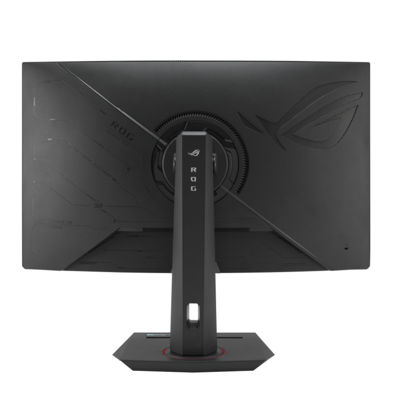 Asus ROG Strix XG32WCS USB Type-C Gaming Monitor – 32-inch (31.5 viewable), Curved, 180Hz (Above 144Hz), 1ms (GTG), Fast VA, Extreme Low Motion Blur Sync, USB Type-C, FreeSync, DisplayWidget Center, tripod socket, HDR