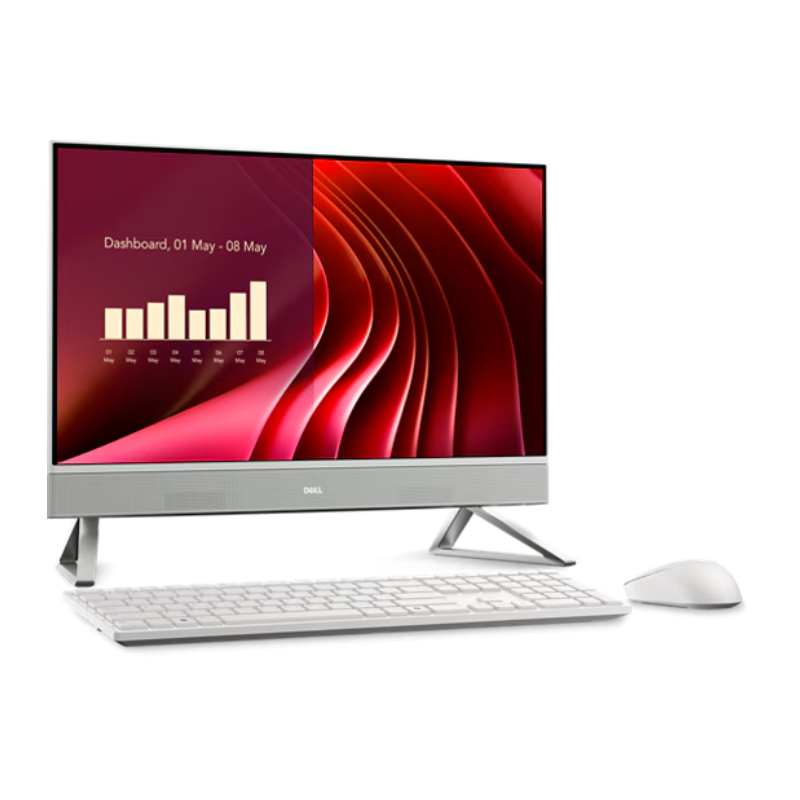 Dell EC24250, 23.8" FHD Display, Intel Core 7 150U, 16GB RAM, 1TB SSD, Intel Iris Graphics, English Keyboard, Windows 11 Home, EC24250