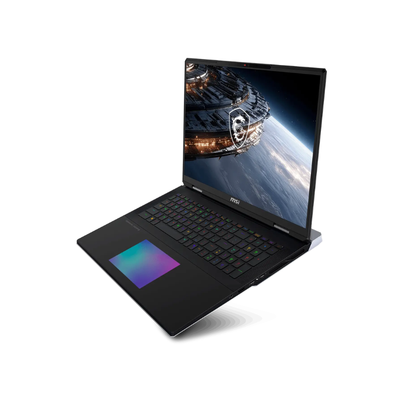 MSI Titan 18 HX A2WJ, 18" UHD+ Mini LED 240Hz Display, Ultra 9 290HX Plus, 64GB RAM, 2TB SSD, 24GB NVIDIA RTX 5090 Graphics, English-Arabic Keyboard, Windows 11 Home, 9S7-182411-1082