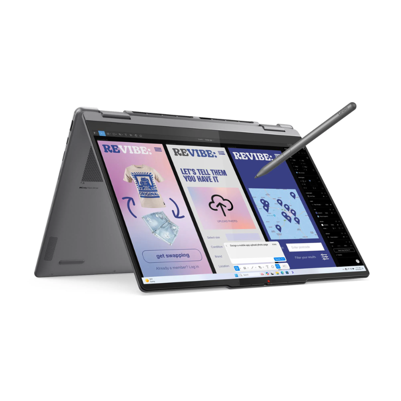 Lenovo Yoga 7 2-in-1 14ILL10, 14.0" 2.8K OLED Touch & Flip Display, Intel Ultra 7 258V, 32GB RAM, 1TB SSD, Intel ARC Graphics, English-Arabic Keyboard, Windows 11 Home, 83JQ003TAX