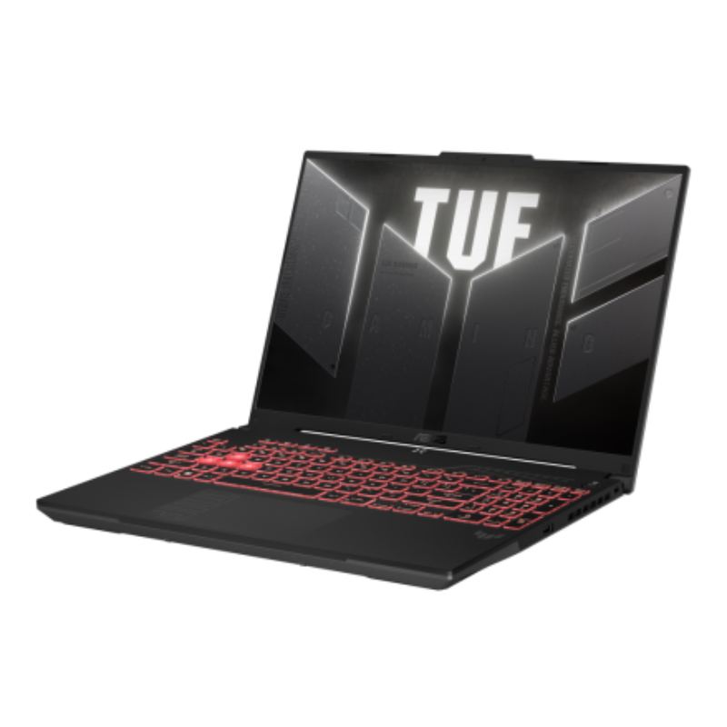 Asus TUF Gaming A16 (2024), 16.0" WUXGA 144Hz Display, AMD Ryzen 7 170, 16GB RAM, 1TB SSD, 6GB NVIDIA RTX 4050 Graphics, English-Arabic Keyboard, Windows 11 Home, FA607NUQ-RL001W