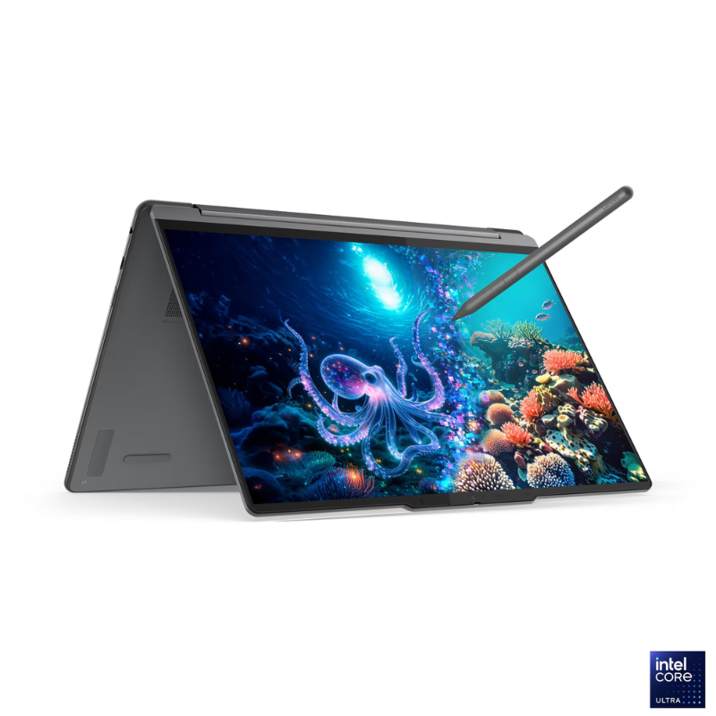 Lenovo Yoga 9 2-in-1 14ILL10, 14" 2.8K OLED Touch N' Flip Display, Intel Core Ultra 7 256V, 32GB RAM, 1TB SSD, Intel Graphics, English-Arabic Keyboard, Windows 11 Home, 83LC0013AX