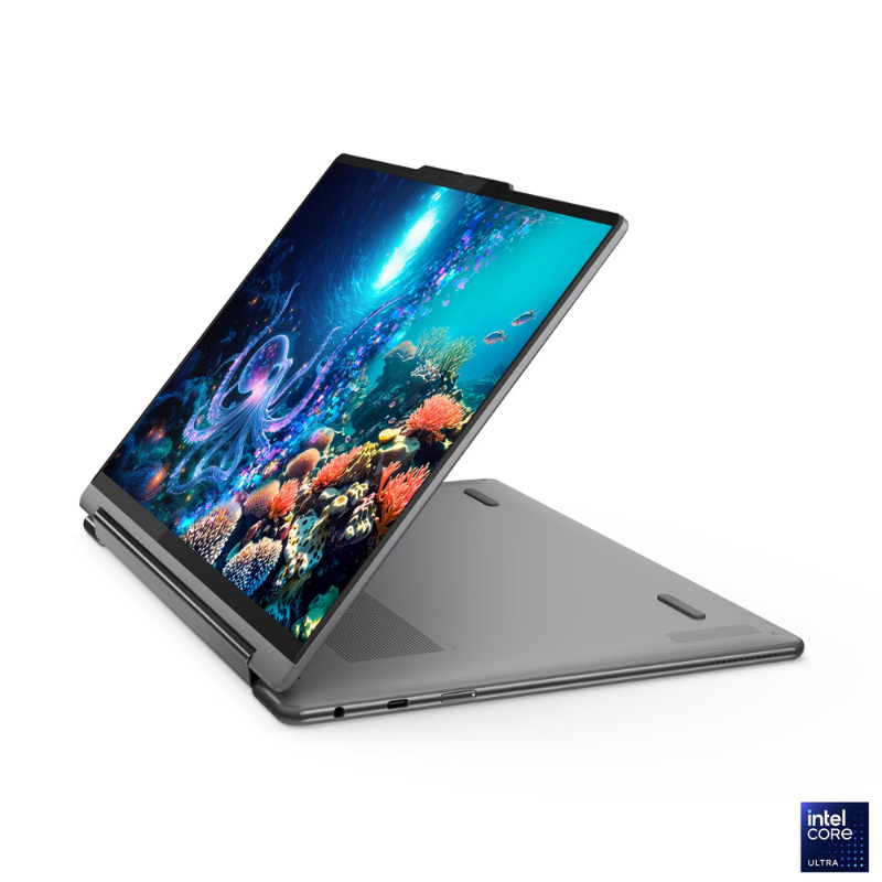 Lenovo Yoga 9 2-in-1 14ILL10, 14" 2.8K OLED Touch N' Flip Display, Intel Core Ultra 7 256V, 32GB RAM, 1TB SSD, Intel Graphics, English-Arabic Keyboard, Windows 11 Home, 83LC0013AX