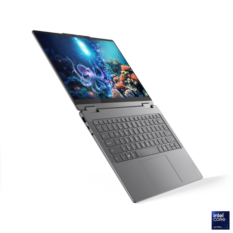 Lenovo Yoga 7 2-in-1 14ILL10, 14.0" 2.8K OLED Touch & Flip Display, Intel Ultra 7 258V, 32GB RAM, 1TB SSD, Intel ARC Graphics, English-Arabic Keyboard, Windows 11 Home, 83JQ003TAX