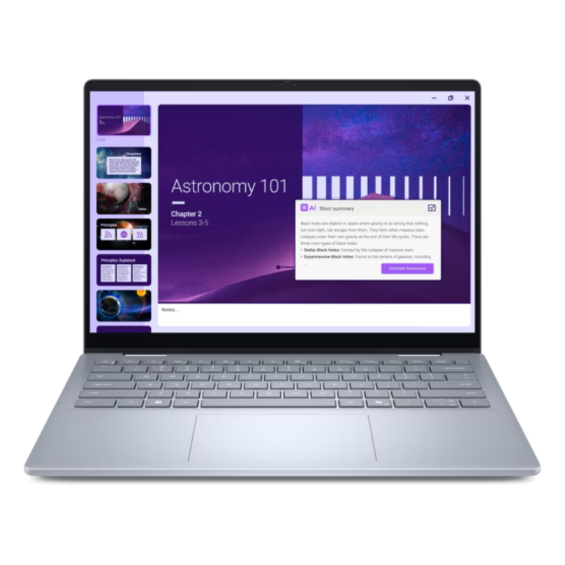 Dell 14 Plus 2-in-1, 14" Touch and Flip Display, Intel Core Ultra 7-256V, 16GB RAM, 1TB SSD, Intel Graphics, Eng-Arab Keyboard, Windows 11 Home, DB04250-109388