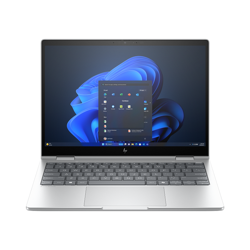 HP EliteBook 8 Flip G1 Notebook AI PC (AD4W7ET), 13.3" WUXGA Touch Flip Display, Intel Core Ultra 7 255U, 16GB RAM, 512GB SSD, Intel Graphics, English Keyboard, Windows 11 Pro, AD4W7ET#ABV